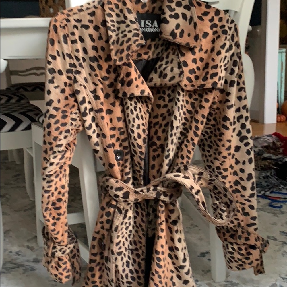 Ladies leopard print jacket